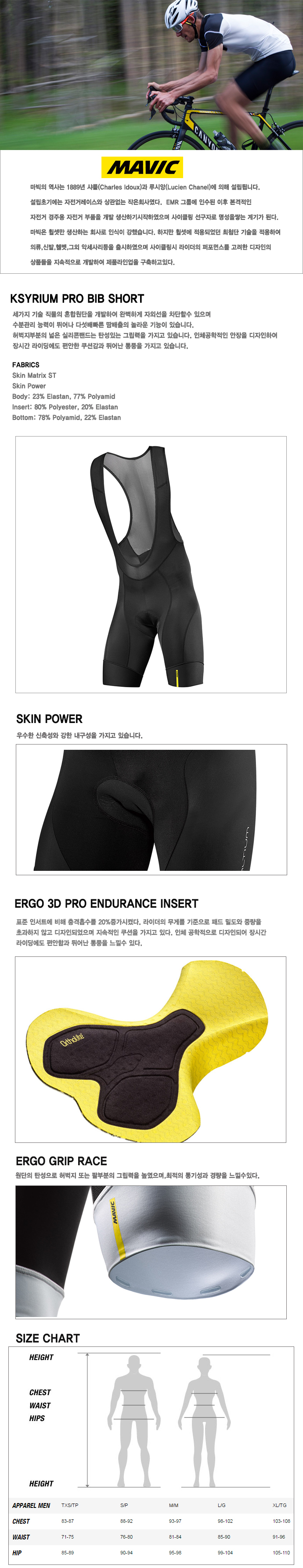 mavic ksyrium pro bib short